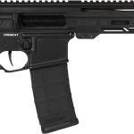 CMMG 55A938FAB Dissent  5.56x45mm NATO 30+1 6.50", Black Cerakote Rec, OEM Grip, Picatinny Buffer Adapter, Zeroed Drop-In Single Stage Trigger