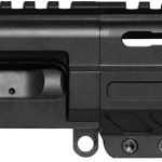 CMMG 94B6829AB Dissent  9mm Luger 6.50", Left Side Charging Handle, Armor Black, OEM Zeroed Linear Comp, 4.60" M-LOK Handguard for AR-Platform, Picatinny End Plate