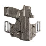 DeSantis Gunhide 195KA0XZ0 Veiled Partner  OWB Black Kydex Belt Slide Fits Springfield Echelon Right Hand