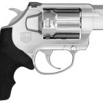 Diamondback DB0700S701 SDR  357 Mag 6rd 2" Polished Stainless Steel Target Crown Barrel, Polished Stainless Steel Cylinder, Stainless Steel Frame, Black Rubber Grip