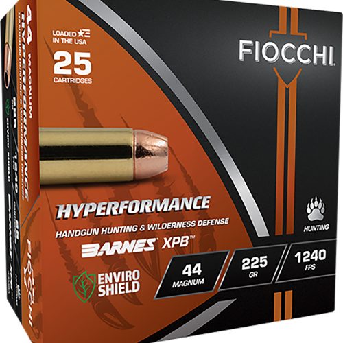 Fiocchi 44MBA Hyperformance  44Mag 225gr XPB 25 Per Box/8 Case