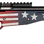 Crickett KSA2150-OG Precision  Full Size 22 LR Single Shot 16.10" Blued Threaded Bull Barrel, Blued Crickettinny Rail Steel Receiver, Old Glory Synthetic Adj LOP Stock