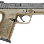 Smith & Wesson 11998 SD9  Compact Frame 9mm Luger 16+1, 4" Black Armornite Stainless Steel Barrel & Serrated Slide, Flat Dark Earth Polymer Frame w/Picatinny Rail, FDE Textured Grip, No Safety