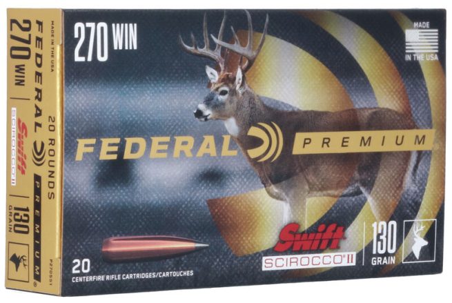 Prem 270 Win 130gr Swift Scirocco 20rd