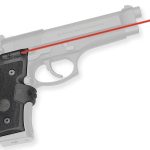 Crimson Trace 0119201 LG-402 Mil-Spec Lasergrips  Black Red Laser Beretta 92/96/M9