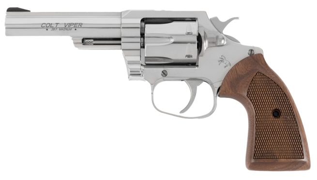 CLT VIPER 357MAG 4.25 SS HALF LUG WALNUT BLEM