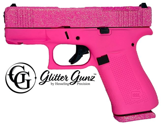 GLOCK 43X MOS 9MM 3.41 GLITTER GUNZ PIXIE