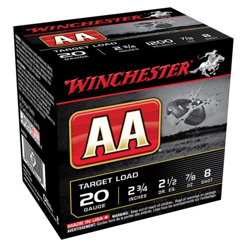 AA Target 20Ga 2.75" 7/8oz 2.5dr #8
