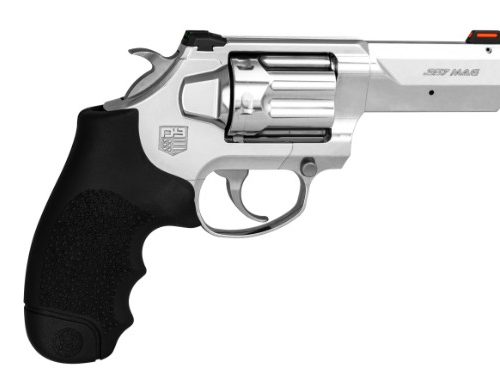 DB SDR 357 Mag 3" SA/DA FO Hogue SS/Blk 6rd