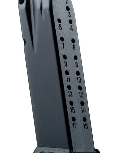 METE MC9L/MC9LS Mag w/Blk Base Plate 17rd