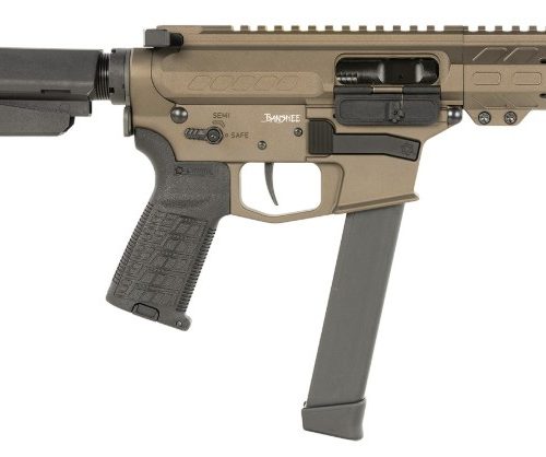 CMMG Banshee Pstl MKGS 9mm 5" MLOK MBrnz 33rd