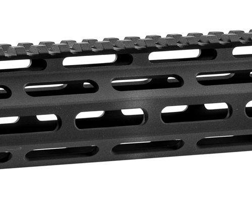 Wilson Combat TRMLOK12 M-LOK Rail  AR-15 Black Hardcoat Anodized 6005A-T5 Aluminum 12.60" M-LOK