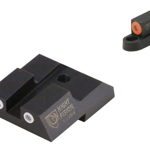Night Fision CZU076003OGWG Tritium Night Sights For CZ-USA  Green Tritium Orange Outline Front Sight-Green Tritium White Outline Rear Sight CZ P-07/P-09