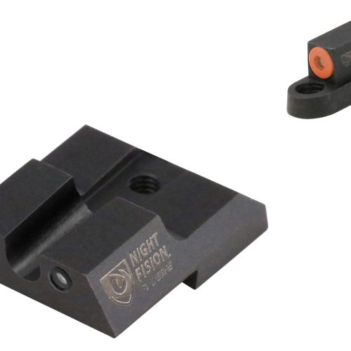 Night Fision CZU076007OGZG Tritium Night Sights For CZ-USA  Green Tritium Orange Outline Front Sight-Green Tritium Black Outline Rear Sight CZ P-07/P-09