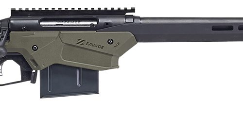 Savage Arms 57553 Axis II Precision 30-06 Springfield 5+1 22", Matte Black Barrel/Rec, OD Green Adjustable MDT Aluminum Chassis, Polymer Grip