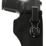 Galco TUC600B Tuck-N-Go 2.0 IWB Black Leather Compatible w/ Sig P365/P365 SAS/Glock 42 UniClip/Stealth Clip Mount Ambidextrous