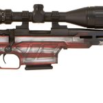 Howa HMXL350USA M1500 Mini Excel Lite 350 Legend 16.25" TB 3+1 American Flag Cerakote Black Folding HTI Excl Lite Chassis Stock