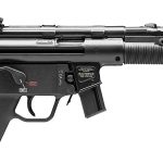 HK 81000482 SP5K PDW 9mm Luger Caliber with 5.83" Barrel, 10+1 Capacity, Black Metal Finish, No Stock (Sling Mount), Black Polymer Grip Right Hand