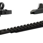 XS Sights ML10045 Marlin Optic Mounts & Ghost Ring Sight Sets  Black Anodized 0 MOA