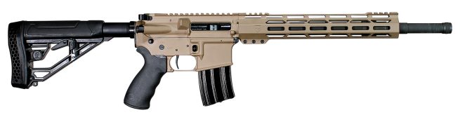 Alexander Arms  Tactical  50 Beowulf 7+1 18" Black Fluted/Threaded Barrel, Flat Dark Earth Cerakote Picatinny Rail Aluminum Receiver, M-LOK Handguard, Black Synthetic B5 Bravo Stock, Black A2 Grip