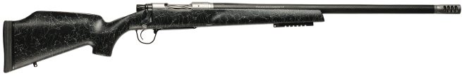 Christensen Arms 8011002000 Traverse  300 PRC 3+1 26" Threaded Barrel, Natural Stainless, Black with Gray Webbing Stock