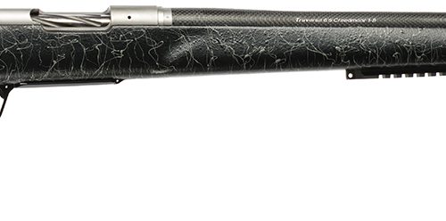 Christensen Arms 8011001800 Traverse  300 RUM 3+1 26" Threaded Barrel, Natural Stainless, Black with Gray Webbing Stock