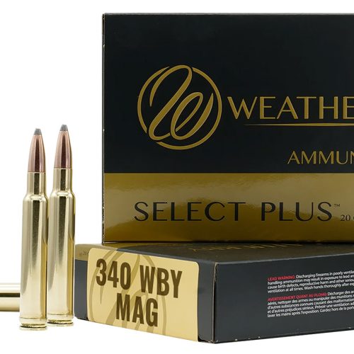 Weatherby H340225IL Select Plus  340 Wthby Mag 225 gr Hornady Interlock 20 Per Box/ 10 Case