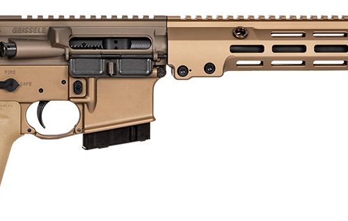 Geissele Automatics 08374S GFR Maritime RECCE 6mm ARC 16", Desert Dirt Rec/Handgaurd, Black Furniture, Magpul PRS Lite Stock, OEM Polymer Grip, Flash Hider, 15" M-LOK Handgaurd, Ambi Safety