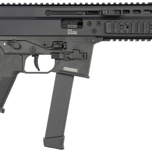 B&T Firearms 36039G APC Pro 9mm Luger 33+1 6.80" Black Steel Barrel, M-LOK Handguards, Black Hard Coat Anodized Aluminum Picatinny Rail Receiver, Black Polymer Grips, Ambidextrous