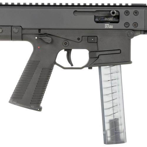 B&T Firearms 450008 GHM Compact 9mm Luger 33+1 4.30", Tri-Lug Threaded Muzzle, Black, No Brace, Polymer Grips (OEM Mag)