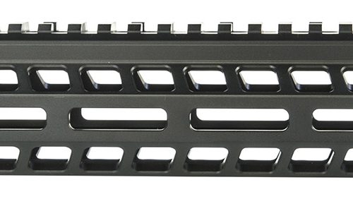 Geissele Automatics 05573B Super Modular Rail MK14 13.50" M-LOK, Black Aluminum for AR Platform, Barrel Nut Included