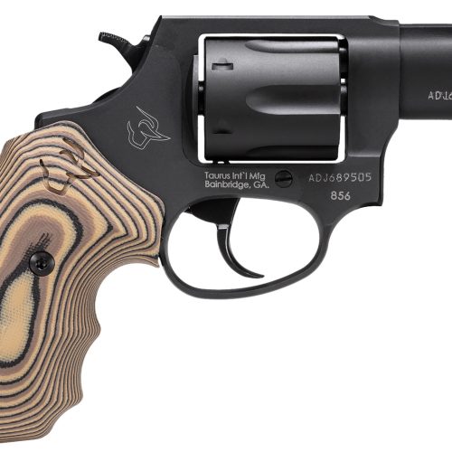 Taurus 285621VZ19 856  38 Special 6rd 2", Matte Black Carbon Steel, Brown VZ Cyclone Grip