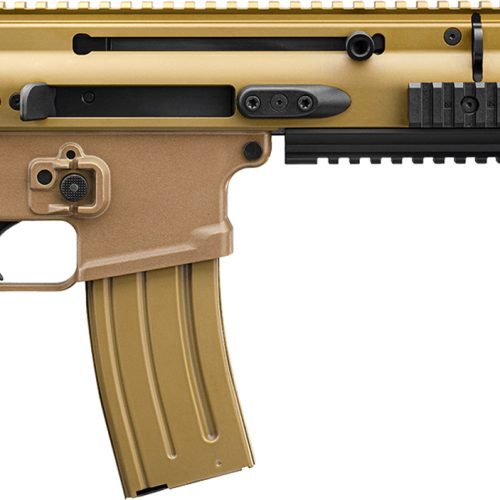 FN 38101245 SCAR 15P 5.56x45mm 10+1 7.50" Black Anodized Chrome Lined Steel Barrel, Flat Dark Earth Anodized Aluminum Picatinny Rail Receiver, FDE Polymer Grip, Ambidextrous