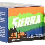 Sierra A861037 Outdoor Master  44RemMag 240gr Jacketed Hollow Point Sport Master 20/Box