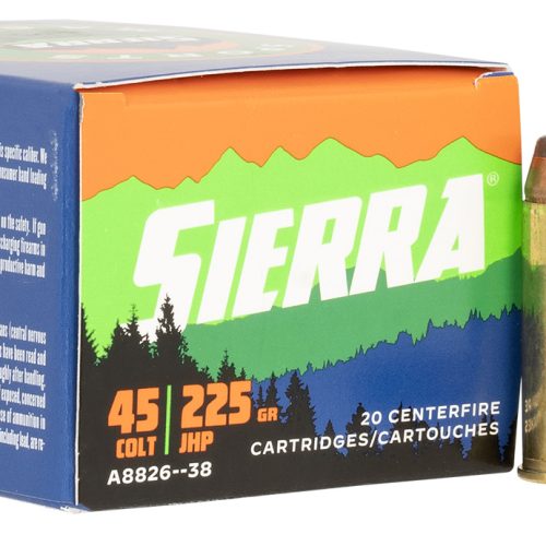 Sierra A882638 Outdoor Master  45Colt 225gr Jacketed Hollow Point Sport Master 20/Box