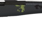 Fierce Firearms TROG300WIN24BF CT Rogue  300 Win Mag 3+1 24" Carbon Fiber Barrel, Black Cerakote Titanium Rec, Forest Camo Rogue Stock
