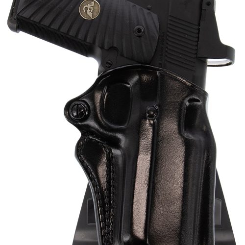 Galco SM2-266RB Speed Master 2.0 OWB Black Leather Paddle Fits Kimber/Springfield 1911 4", Colt/SW1911SC/Para USA 4 1/4" Right Hand