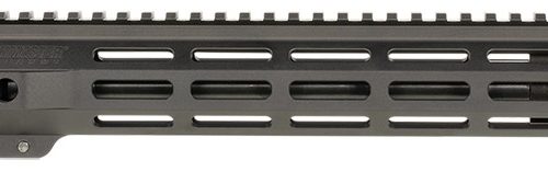 Bushmaster 0040011BLK Bravo Zulu Complete Upper 5.56x45mm NATO 16" CMV Nitride, Black, Flat Top Aluminum Rec, 14" BFI M-LOK Handgaurd, Snake Charmer Muzzle Brake, Mid-Length Gas, Fits AR-15