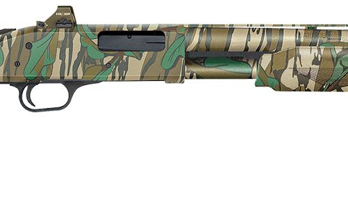 Mossberg 54342 500 Turkey 20 Gauge 5+1 3" 20", Mossy Oak Greenleaf, Optic Cut Rec, Synthetic Furniture, Fiber Optic Front Sight, X-Factor Ported Choke, Includes Holosun Red Dot