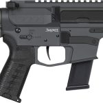 CMMG 45AB70FSG Banshee MKG 45 ACP 13+1 5" Black Nitride Medium Taper Threaded Barrel, EML 4" M-LOK Handguards, Sniper Gray Cerakote Aluminum Picatinny Rail Receiver, CMMG Zeroed Grips