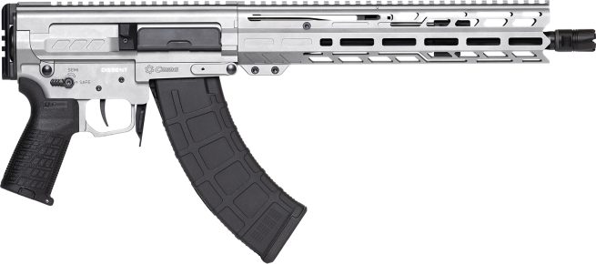 CMMG 86A8E0BTI Dissent MK47 7.62x39mm 30+1 12.50" Black Nitride Threaded Barrel, M-LOK Handguards, Titanium Cerakote Aluminum Picatinny Rail Receiver