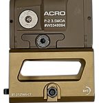 B&T Firearms AP200777FDEM Aimpoint ACRO P-2  Flat Dark Earth 1 x 0.59" x 0.59" 3.5 MOA Red Dot