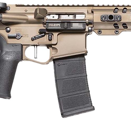Patriot Ordnance Factory 01441 Renegade+ SBR Direct Impingement 300 Blackout 10.50" Rail Burnt Bronze Cerakote