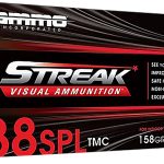 Ammo Inc 38158TMCSTRKRED50 Streak Visual (RED)  38Special 158gr Total Metal Case 50 Per Box/20 Case