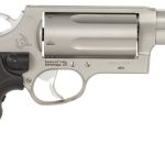 Taurus 2-441039MAGVL Judge w/Laser Compact 45 Colt (Long Colt)/410 Bore 3" Chamber 5rd 3" Stainless Steel Barrel, Cylinder & Frame, Viridian Laser, Transfer Bar Safety