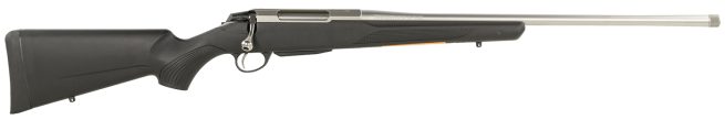 Tikka JRTXB31220MT T3 Lite Full Size 223 Rem 3+1 22.40" Stainless Threaded Barrel, Drilled & Tapped Stainless Steel Receiver, Fixed Black Synthetic Stock, Right Hand
