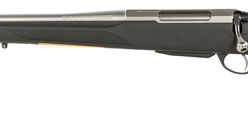 Tikka JRTXB47122MT T3 Lite Full Size 7mm PRC 3+1 22.40" Stainless Threaded Barrel, Drilled & Tapped Stainless Steel Receiver, Fixed Black Synthetic Stock, Left Hand