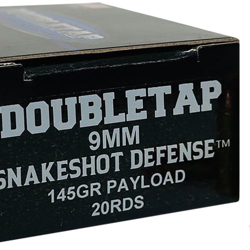 DoubleTap Ammunition 9MMSS20 Snake Shot  9mm 20 Per Box/50 Case