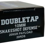 DoubleTap Ammunition 10MMSS20 Snake Shot  10mm 20 Per Box/50 Case