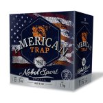 Nobel/Eurosports LLC ANS12FSC8 American Trap  12Gauge 2.75" 1 1/8oz 8Shot 25 Per Box/10 Case